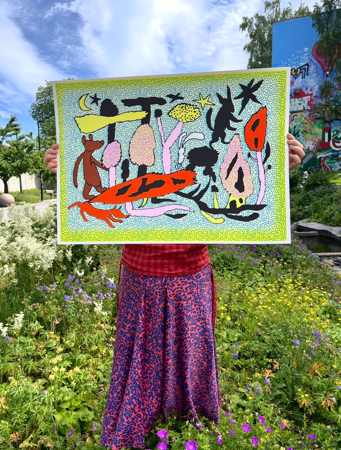 Ven, vakker, rød